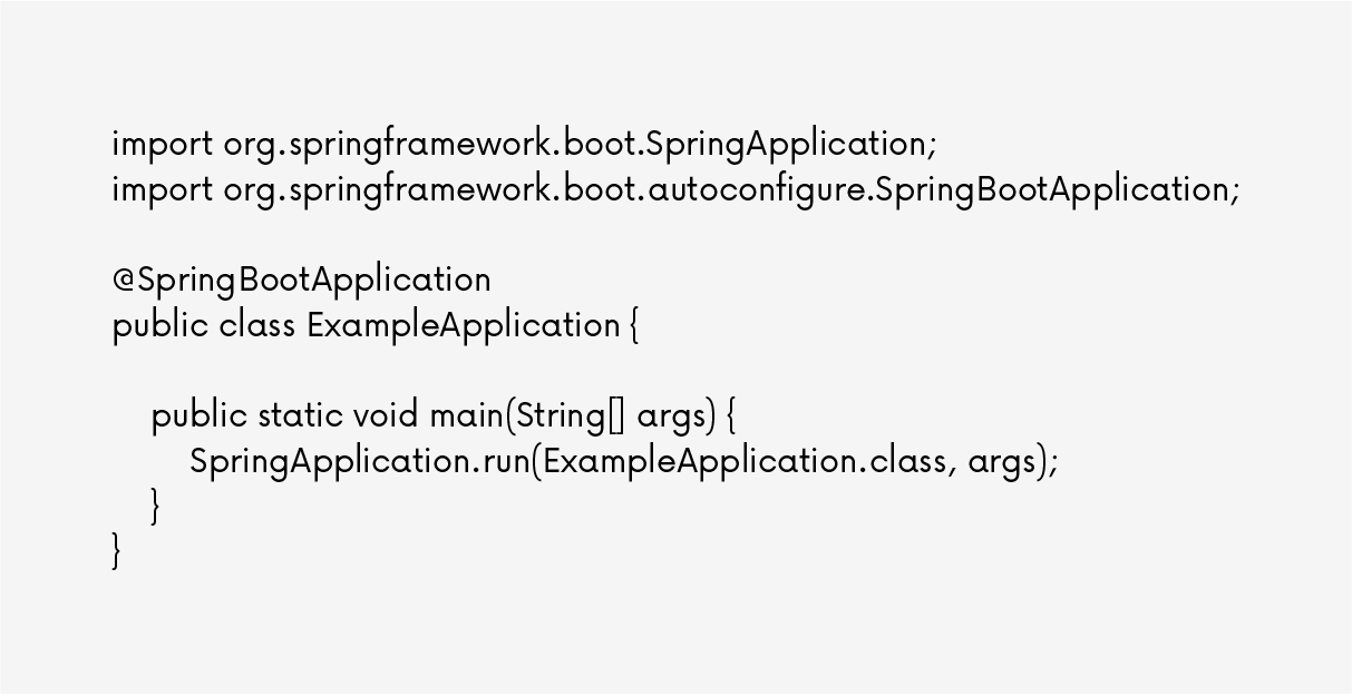 Spring Boot-Klasse