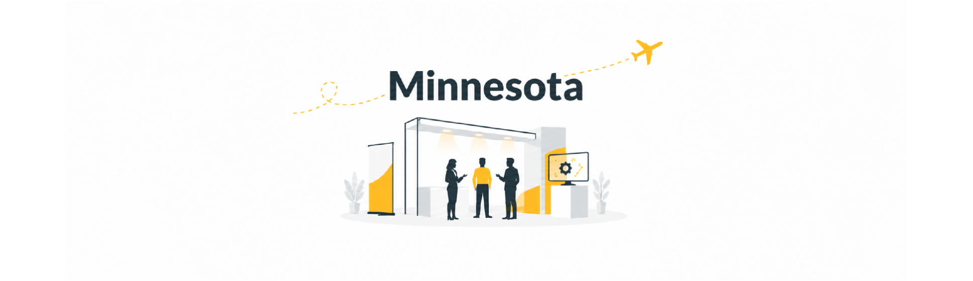 VM.PL graphic announcing participation in Manufacturing Mingle and Applied AI 2026 in Minnesota, USA.